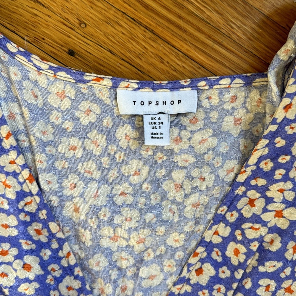 TopShop silk Blouse - Picture 2 of 4